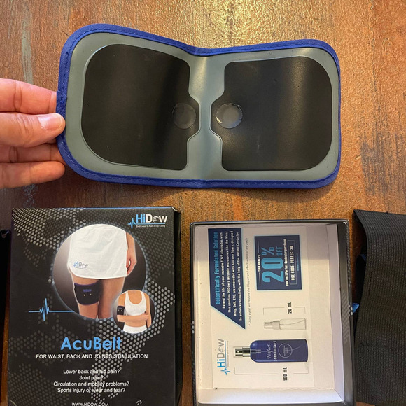 NWT HIDOW Massage Tens AcuElbow Wrap + Acubelt for Legs - Picture 7 of 8